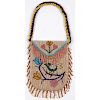 Great Lakes Pictorial Beaded Hide Purse