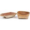 Algonquin Birchbark Baskets and Canoe