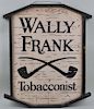 Vintage Painted "Wally Frank" Tobacconist Sign