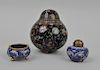 Japanese Cloisonne Covered Jar, Asian S & P