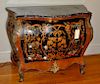 Louis XVI Style Decorated Inlaid M/T Commode