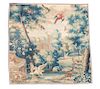 A Flemish Verdure Garden Tapestry Height 87 x width 83 inches.
