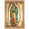Eduardo Sánchez Rodríguez. Virgen de Guadalupe. Óleo. 138 cm. x 100 cm.