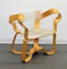 Contemporary Design Laminated Bentwood Chair