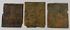 3 19C Chinese O/P Paintings of Warriors & Scholar