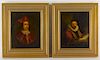 PR 17C. Dutch Baroque Portrait Paintings on Copper