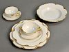 Seventy-five pieces of limoges to include Haviland Limoges china sets, three patterns.