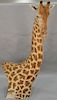 Large taxidermy giraffe mount. ht. 106 in.