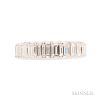14kt White Gold and Diamond Eternity Band