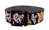 A Valentino Black Velvet and Sequin Embroidered Belt, Size: 65; 24"- 27.5" L x 2.25" W.