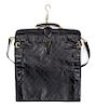A Chanel Black Lambskin Quilted Garment Bag, 45" L x 24" W.