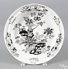 English porcelain bowl, ca. 1800, probably Worcester, with floral decoration, 2 3/4'' h.