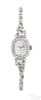 14K white gold diamond Bulova watch