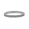 Tiffany &amp; Co Platinum Diamond 2mm Eternity Wedding Band Ring