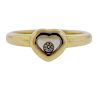 Chopard Happy Diamonds 18k Gold Heart Ring 