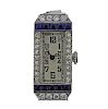 Art Deco Meylan Platinum Diamond Watch