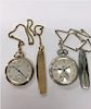 2 POCKET WATCHES ,1- 14KT YELLOW GOLD ULYSSE
