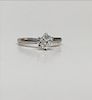.53 DIAMOND SOLITAIRE SET IN 14KT WHITE GOLD