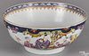 Chinese export porcelain bowl, early 19th c., decorated with figures engaging in leisurely pursuits