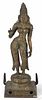 Southeastern Asian bronze figure of Uma, 22'' h.