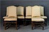 ASSEMBLED SET OF 6 18THC. CHAIRS W/ WELL DEVELOPED