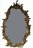 19THC. FRENCH GILDED MIRROR W/ BEVELED GLASS