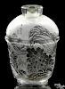 Chinese reverse painted on glass snuff bottle, 2 7/8'' h.