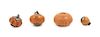 * Four Chinese Gourds Diameter of largest 2 inches.