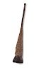 * A Chinese Hardwood Brush Length 11 1/2 inches.