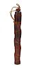 * A Japanese Kayaki Bamboo Powder Horn Length 9 3/4 inches.