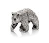 * A Silver Zoomorphic Table Ornament, , in the form of a bear.