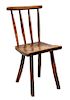 * An English Provincial Elm Child's Side Chair Height 30 3/4 x length 16 1/2 x width 14 inches.