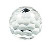 * A Tiffany Cut Glass Paperweight Height 3 1/2 inches.