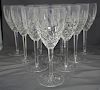 10 WATERFORD CRYSTAL ARAGLIN WATER GOBLETS