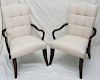 PAIR THOMASVILLE TRADITIONAL ARMCHAIRS