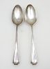 2 STERLING FAIRFAX TABLESPOONS