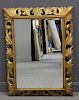 Antique Carved Giltwood Italian Mirror.