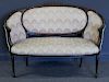 Antique Louis XV1 Style Finely Carved Settee.