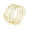 Elsa Peretti Tiffany & Co. Wave Nine-Row Gold Bracelet