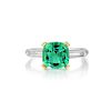 A 2.05-Carat Colombian No-Oil Emerald and Diamond Ring