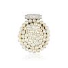 Rene Boivin Pearl and Diamond Brooch, Designed by Suzanne Belperron