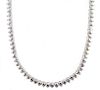 14K White Gold 11.00CT Tennis Necklace