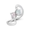 Platinum 2.17ct. Fancy Blue and Pink Diamond Ring