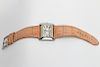 Cartier #250/500 Ladies Pink Banded Wrist Watch