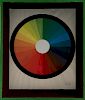 Colour spectrum' in handmade frame, c. 1945