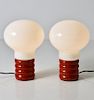 Two table lights 'Bulb', 1966