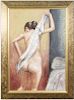 James Yarbrough Nude Bather Painting, Signed