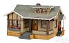 Painted wood and stucco craftsman style bungalow