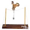 Monkey high wire unicyclist balance toy