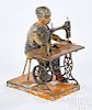 Bing man at sewing machine steam toy accessory